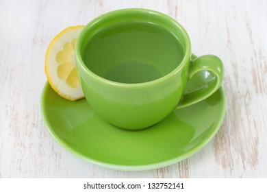 Cup Of Water With Lemon