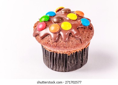 Cupcake :An Delicious Skittles Cupcake : Location:at Rawan Cake In Amman Jordan