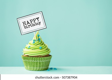 Cupcake With Bake Sale Sign