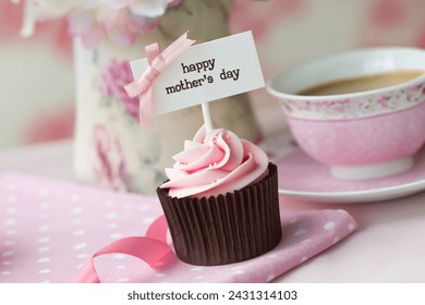 Cupcake gift for mother's day afternoon tea - Powered by Shutterstock