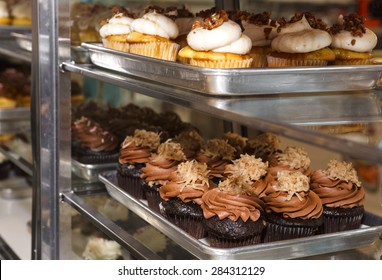 Cupcakes At A Bakery