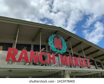 Cupertino CA,May 24 2019:Ranch 99 Market Is A Specializing In Asian Goods