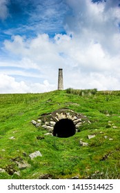 Cupola Chimney And Flue. Grassington Moor Lead Mines. Yorkshire Dales