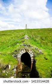 Cupola Chimney And Flue. Grassington Moor Lead Mines. Yorkshire Dales