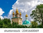 Cupola Church of the Nativity of St. John the Baptist in Trinity Lavra of St. Sergius. Sergiev Posad, Moscow region, Russia.