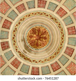 Cupola Of The Monopteros In Munich