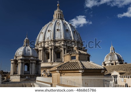 cupolas in Vatican