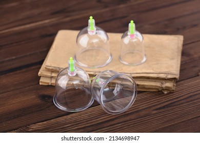 Cupping Tools On Old Medical Books