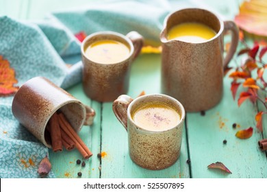 Cups Of Golden Milk