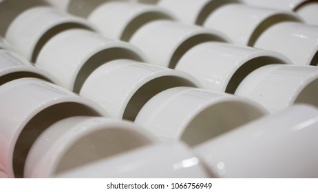 Cups in line