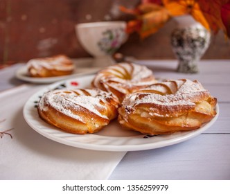 Curd Rings, Dessert, Custard Cake