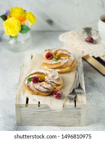 Curd Rings On The White Background