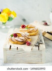 Curd Rings On The White Background