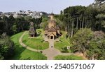 Curitiba Parana. Tingui Park At Curitiba In Parana Brazil. Gardening Landscape. Touristic Attraction. Urban Park. Tingui Park At Curitiba In Parana Brazil. Forest Trees Scene.