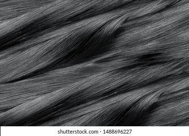 Curled Brown Hair As Background, Texture