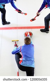 Curling. Precise Team Game.