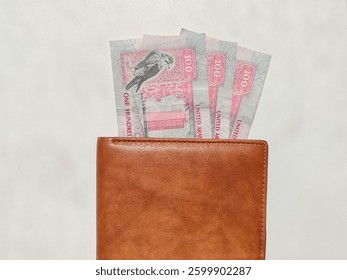 Currency Notes, Uae Emirates Currency 100aed, Dirhams, Closeup Of Uae Hundred Dirhams Currency Notes, Paper Money 100 Aed Dirhams.
Dirhams Banknotes, Uae Emirati Paper Currencies Notes 100 Dirham