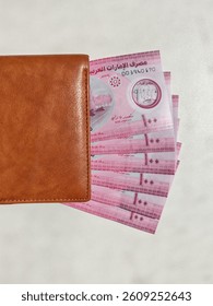Currency Notes, Uae Emirates Currency 100aed Dirhams.
UAE New Hundred Dirhams Currency Notes, Paper Money 100 Aed Dirhams.
Dirhams Banknotes, UAE Emirati Paper Currencies Notes 100 Dirham