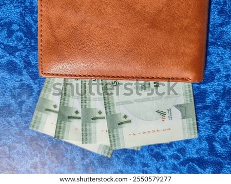 Currency notes, UAE Emirates currency 10Aed, Dirhams, Closeup of UAE Ten dirhams currency notes, paper money 10 AED dirhams.
Dirhams banknotes, UAE Emirati Paper currencies notes 10 dirham