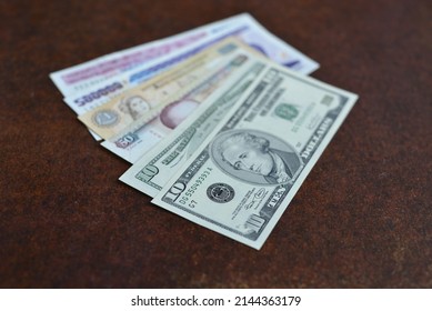 Currency Notes From The Various Countries Like USA, Turkey, Kenya, Egypt, UAE Etc. Assorted World Currency Notes.