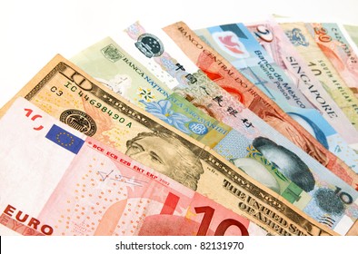 Currency from several different countries
