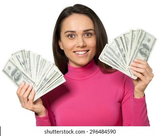 Currency Women Teenage Girls Stock Photo 296484590 | Shutterstock
