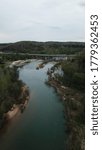 Current River, Van Buren, Missouri just before cloudy sunrise