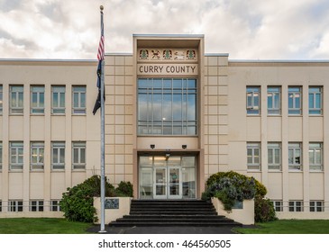 Curry County Courthouse In Gold Beach Oregon