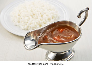 Curry Rice, Gravy Boat