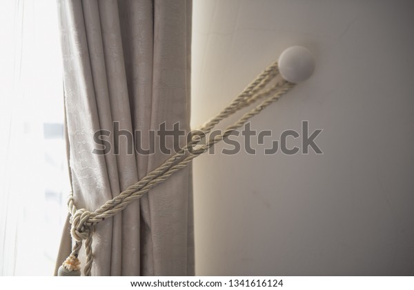 Curtain Door Tie Rope Stock Photo Edit Now 1341616124