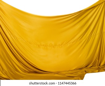 Curtain Drape Background Isolated