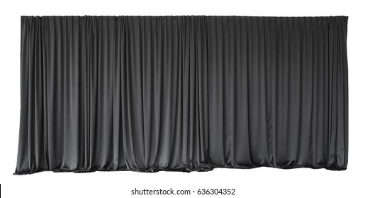 Curtain Or Drapes Background