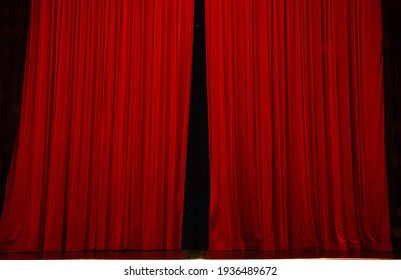 the curtain opens, the show is about to start