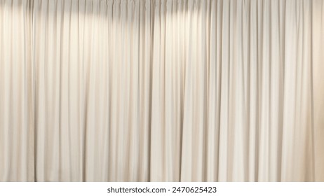 curtain that dropped down as a straight line. Background for inserting text, empty spaces