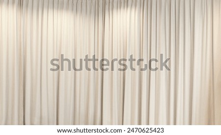 curtain that dropped down as a straight line. Background for inserting text, empty spaces