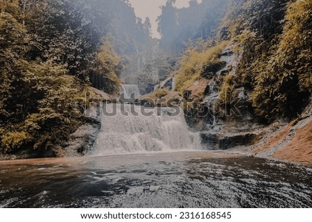 Curug Luhur Or it could be called the Luhur waterfall in Cianjur district, West Java province.