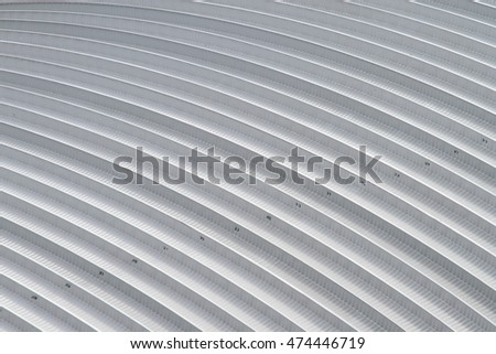 curve aluminium sheet roof, factory steel roof