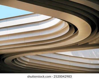 Curve pattern Modern building wall 
Abstract Architecture details geometric design - Powered by Shutterstock