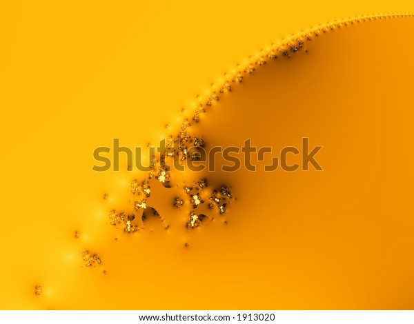 Curve Through Orange -\
Illustration
