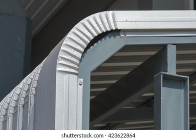 Curved Sheet Metal Flashing