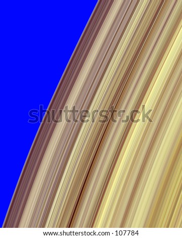 Curved stripe pattern