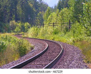 Curving Train Track