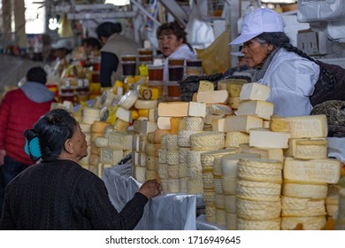 Cusco, Peru - February, 2020 - San Pedro Market