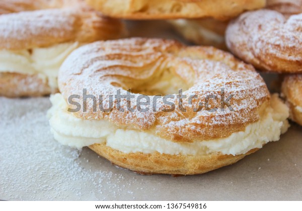 Custard Rings Cottage Cheese Stock Photo Edit Now 1367549816