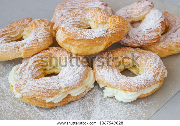 Custard Rings Cottage Cheese Stock Image Download Now