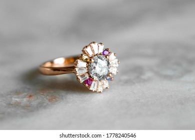 Custom Design Mother's Birthstone Ring