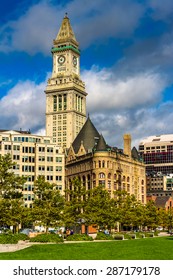 The Custom House Tower, In Boston, Massachusetts.