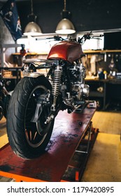 Custom Motorcycle Shop Interior