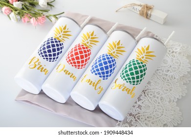 Custom Personalized Name Tumbler | Girl's Trip Tumbler | Stainless Steel Cup | Bridesmaid Gift