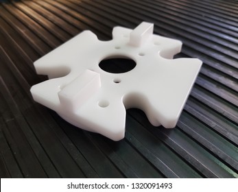 Custom Plastic Part Manufactured In CNC Milling Machine